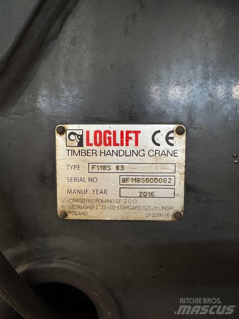 Loglift 118 S T رافعات أشجار
