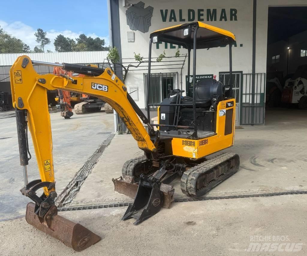JCB 16 C-1 حفارات صغيرة أقل من 7 طن (حفارات صغيرة)