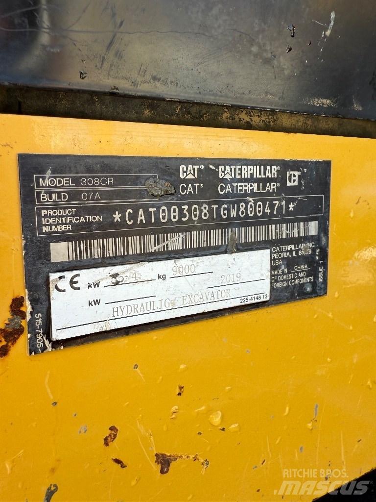 CAT 308 CR حفارات وسط 7 طن - 12 طن
