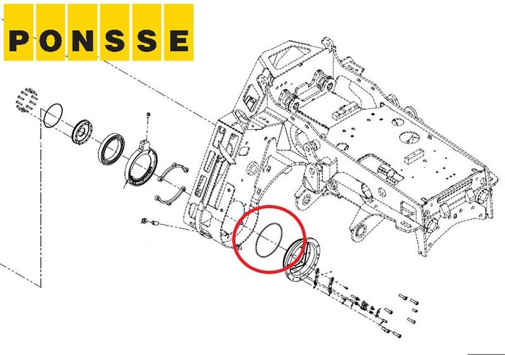 Ponsse 0059913 رافعات شحن