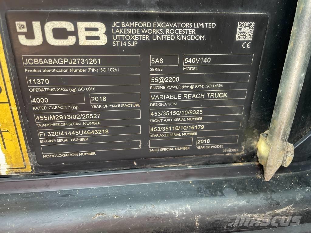 JCB 540-140 مناولات متداخلة
