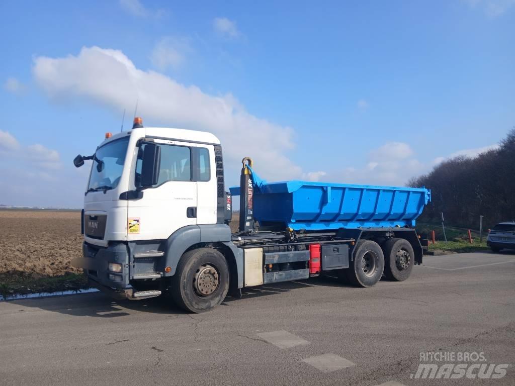 MAN TGS 26.360 شاحنات الرافعات الخطافية