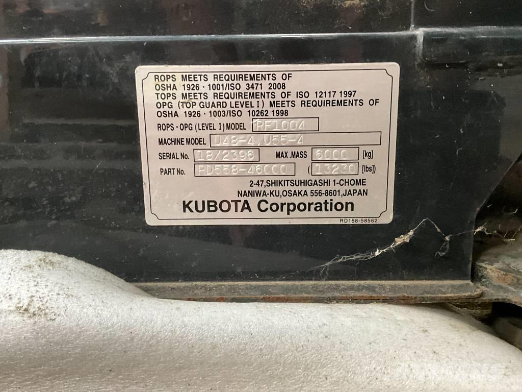 Kubota U 48-4 / U 55-4 كابينة والداخلية