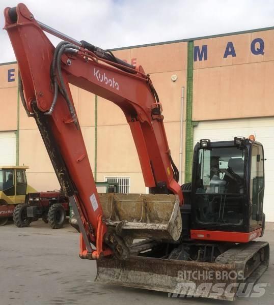 Kubota KX 080-4 حفارات وسط 7 طن - 12 طن