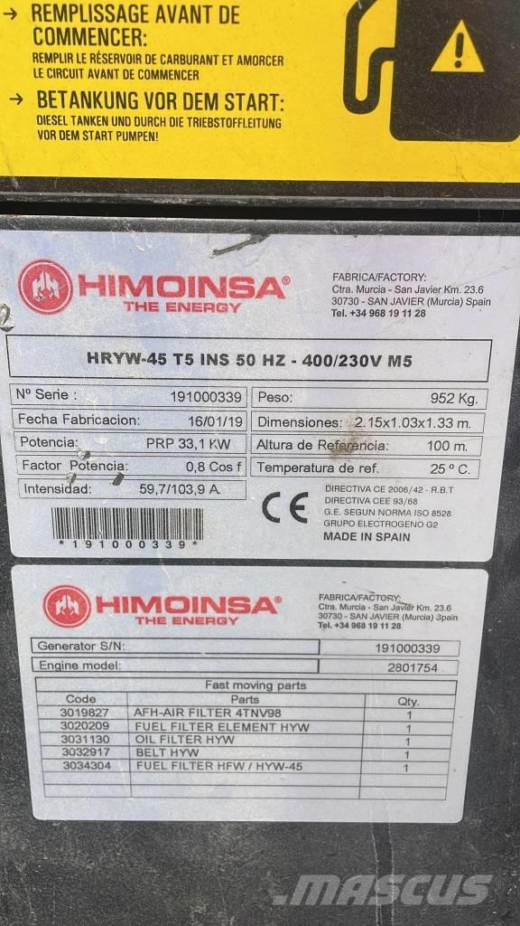 Himoinsa HRYW 45 T5 مولدات ديزل
