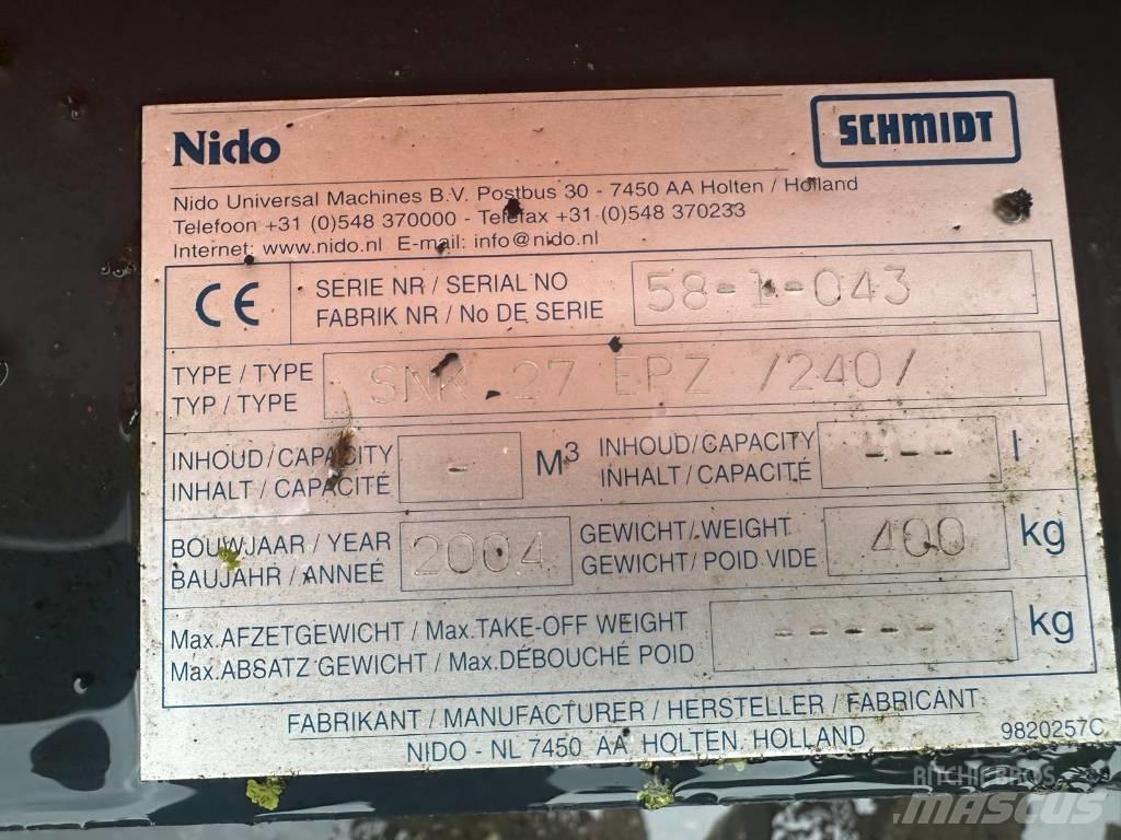 Nido SNK27 EPZ 240 حراثات ونصول الجليد