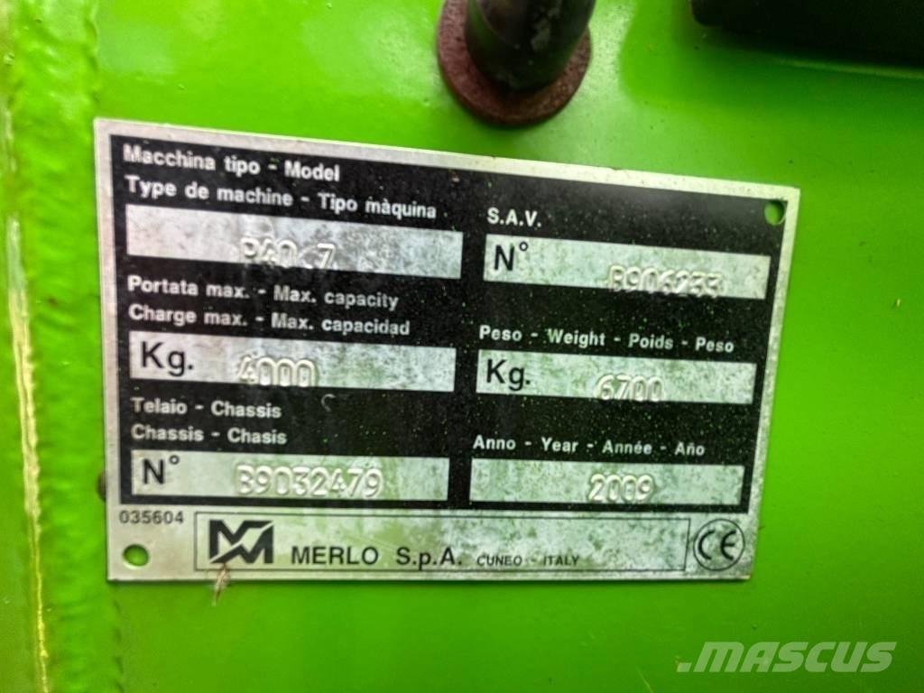 Merlo P 40.7 مناولات متداخلة