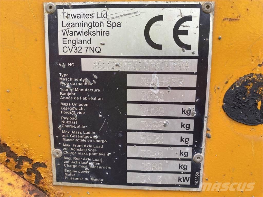 Thwaites 3 ton عربات نقل قلابة للمواقع