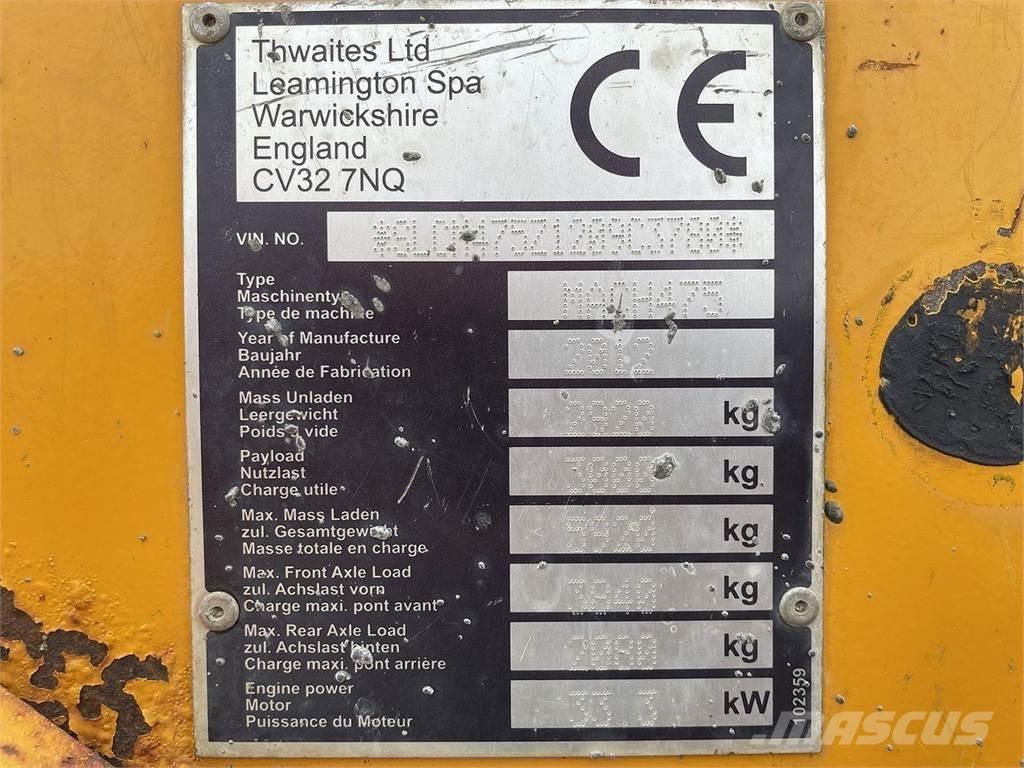 Thwaites 3 ton عربات نقل قلابة للمواقع