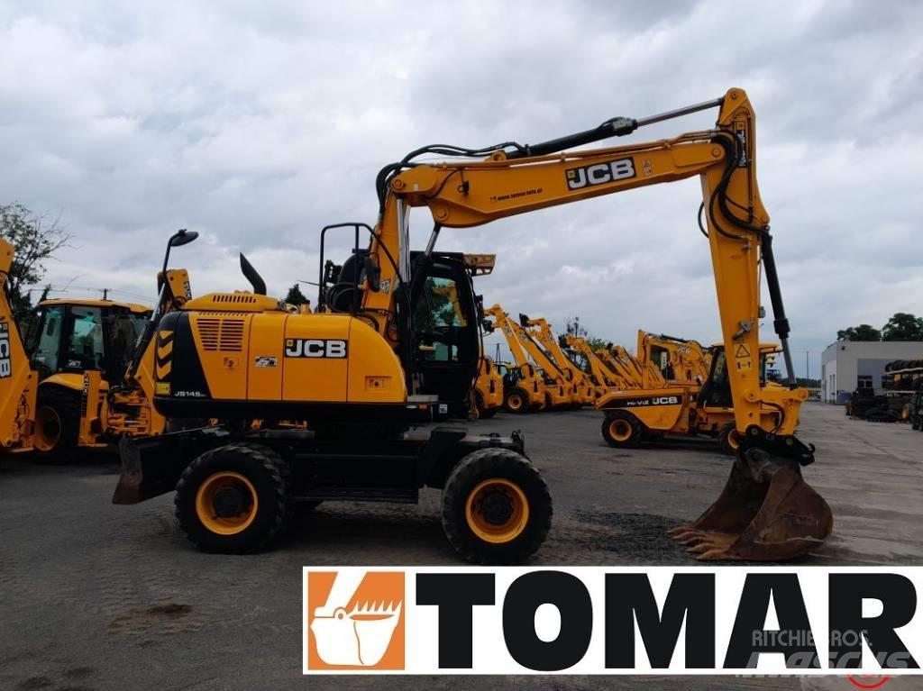 JCB JS 145 W حفارات بعجل