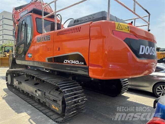 Doosan DX 340 LC حفارات زحافة