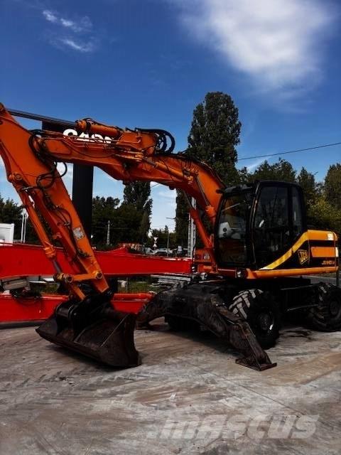 JCB JS 145 W حفارات بعجل