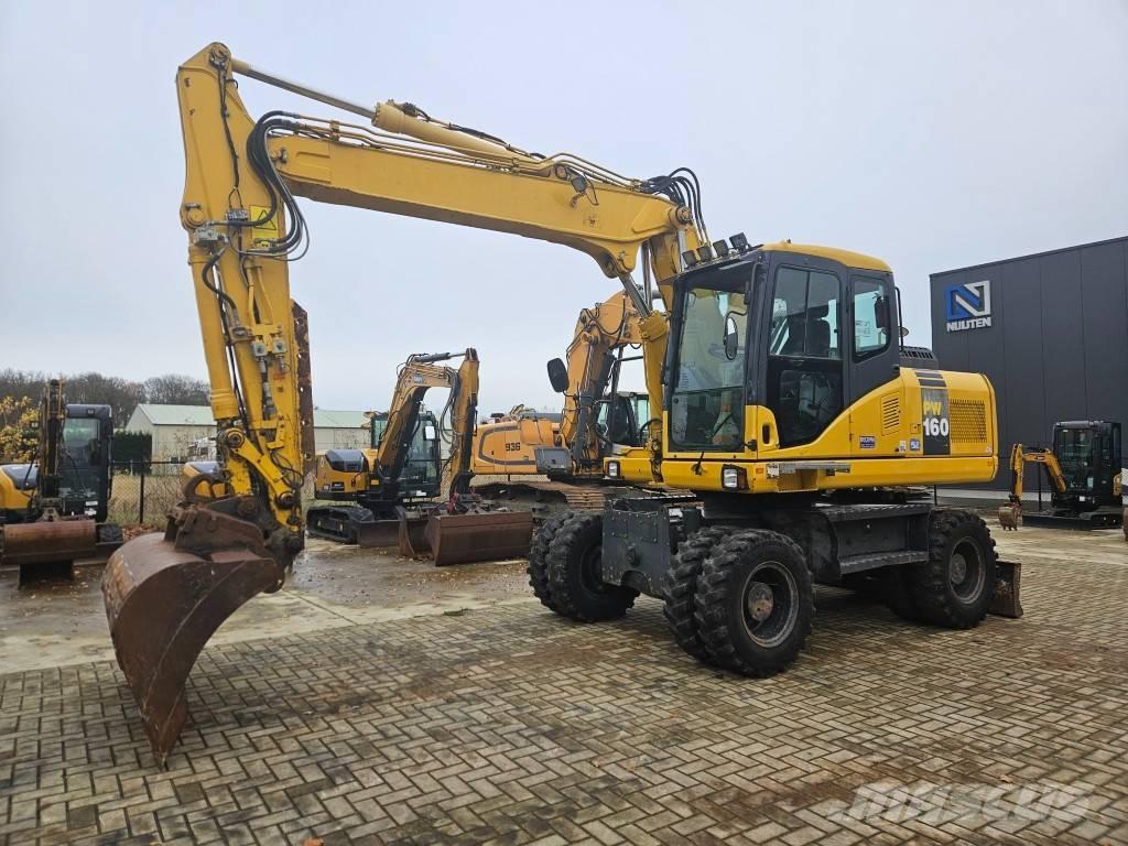 Komatsu PW 160-7E0 حفارات بعجل