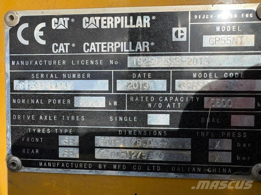 CAT GP55NT شاحنات LPG