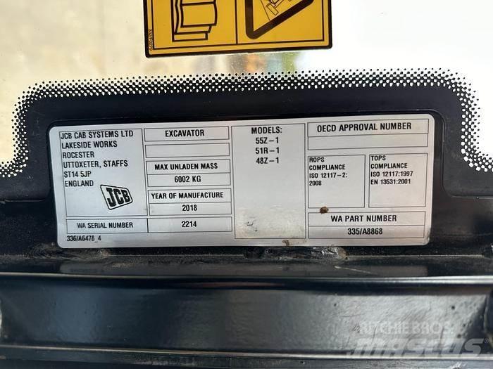 JCB 48Z-1 حفارات صغيرة أقل من 7 طن (حفارات صغيرة)