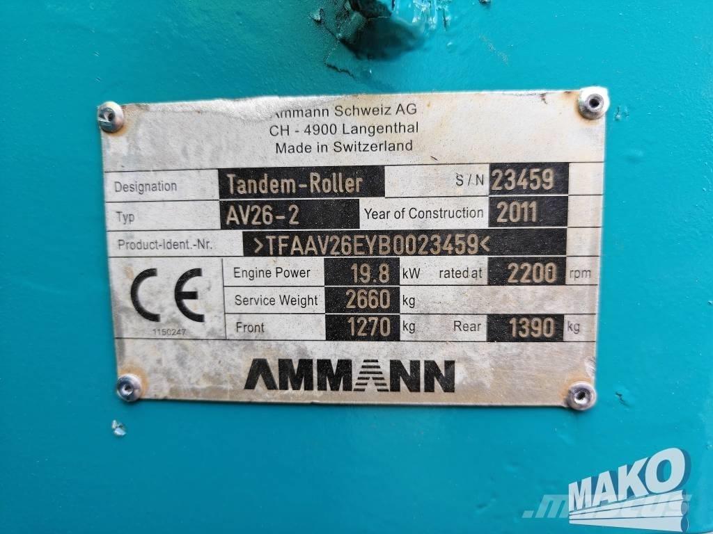 Ammann AV 26-2 مداحل ثنائية الاسطوانة