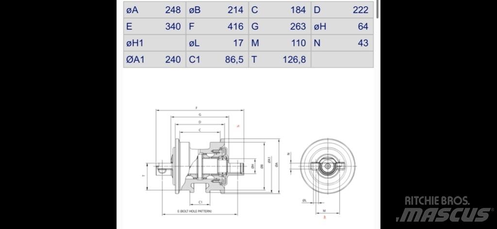  ITR FIAT ALIS ROLKA المسارات والسلاسل والهيكل السفلي