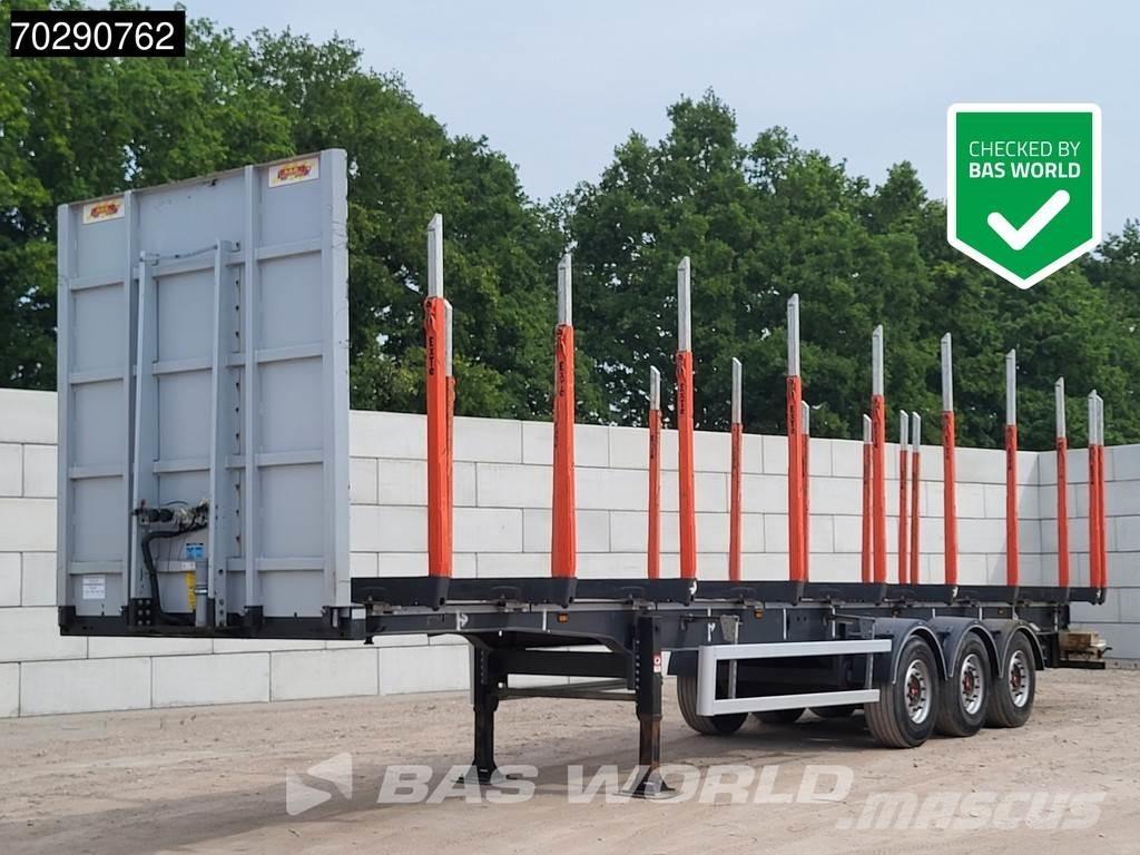 A&D LPRS24 3 axles نصف مقطورات لنقل الأشجار