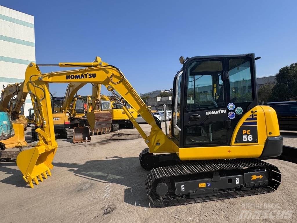 Komatsu PC 56 حفارات زحافة