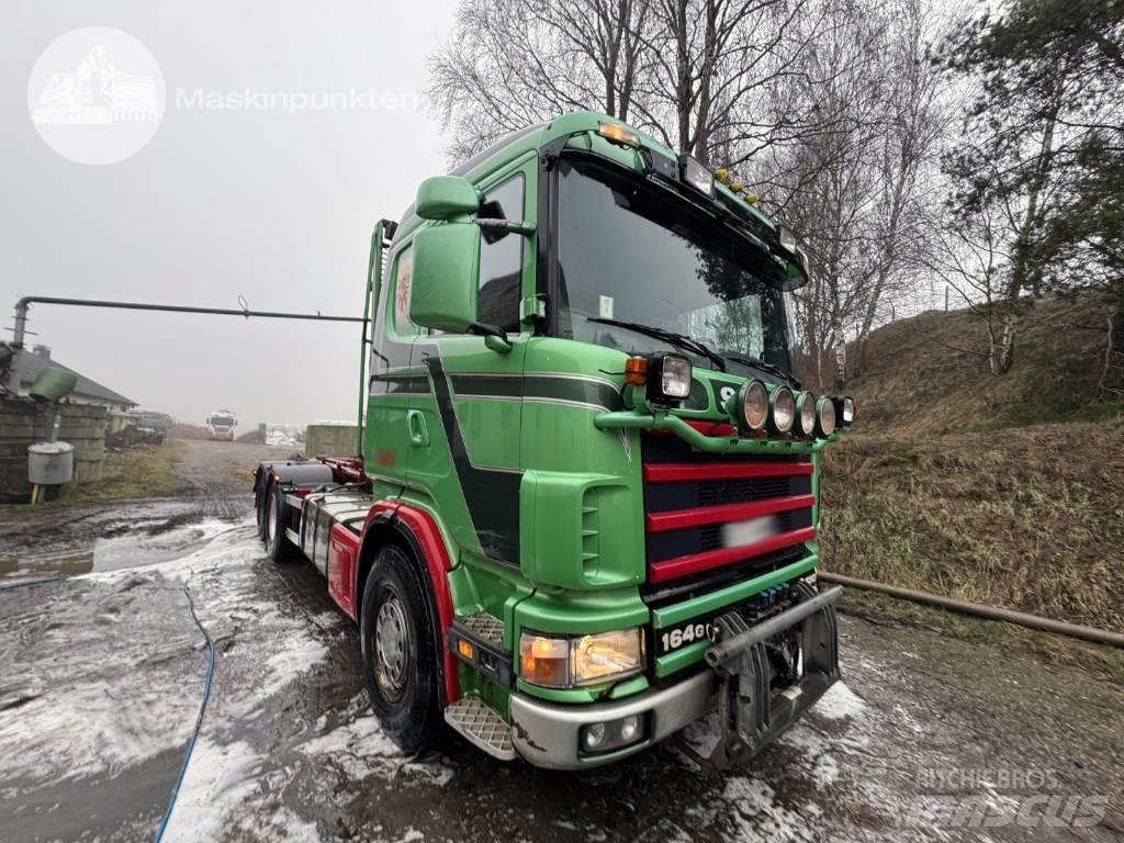 Scania R 164-580 شاحنات الرافعات الخطافية