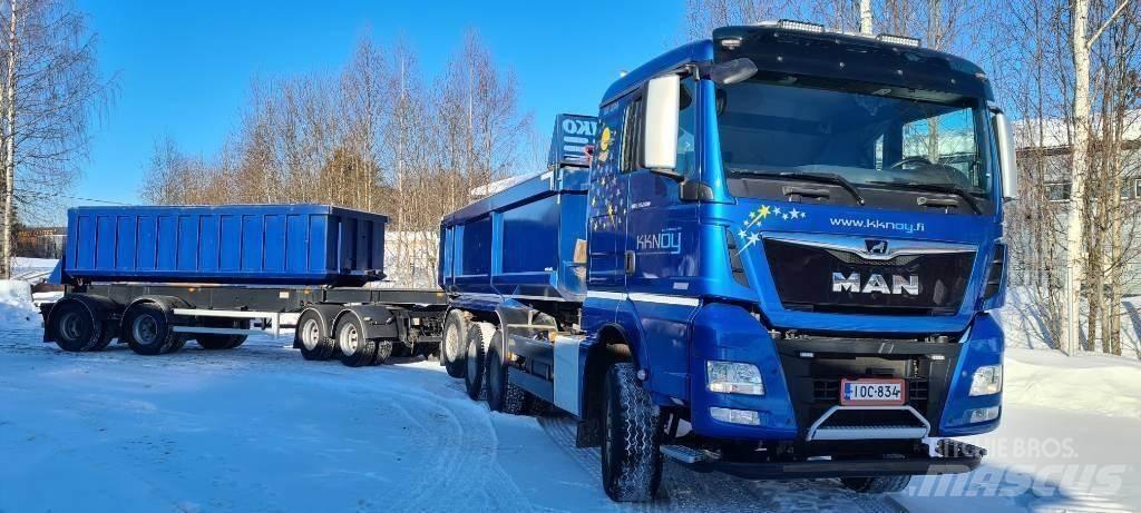 MAN TGX 35.580 شاحنات قلابة