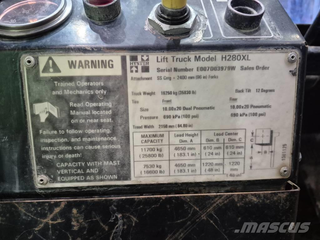Hyster H 280 XL شاحنات ذات رافعات شوكية - أخرى
