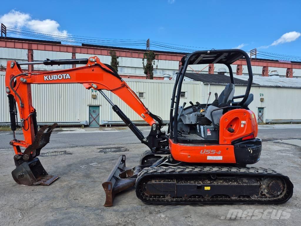 Kubota U 55-4 حفارات صغيرة أقل من 7 طن (حفارات صغيرة)