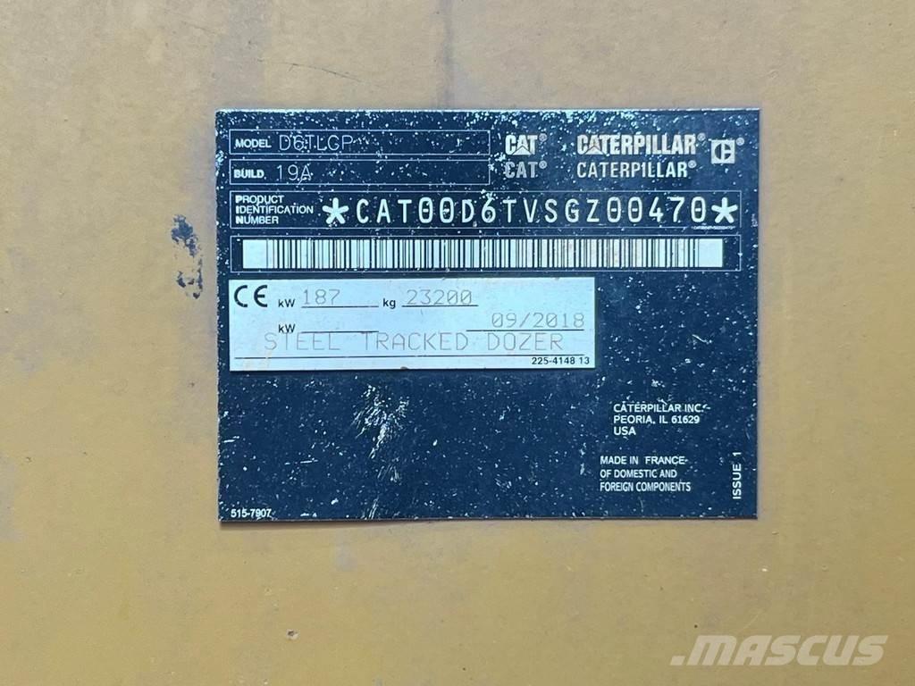 CAT D6T LGP بلدوزرات مجنزرة