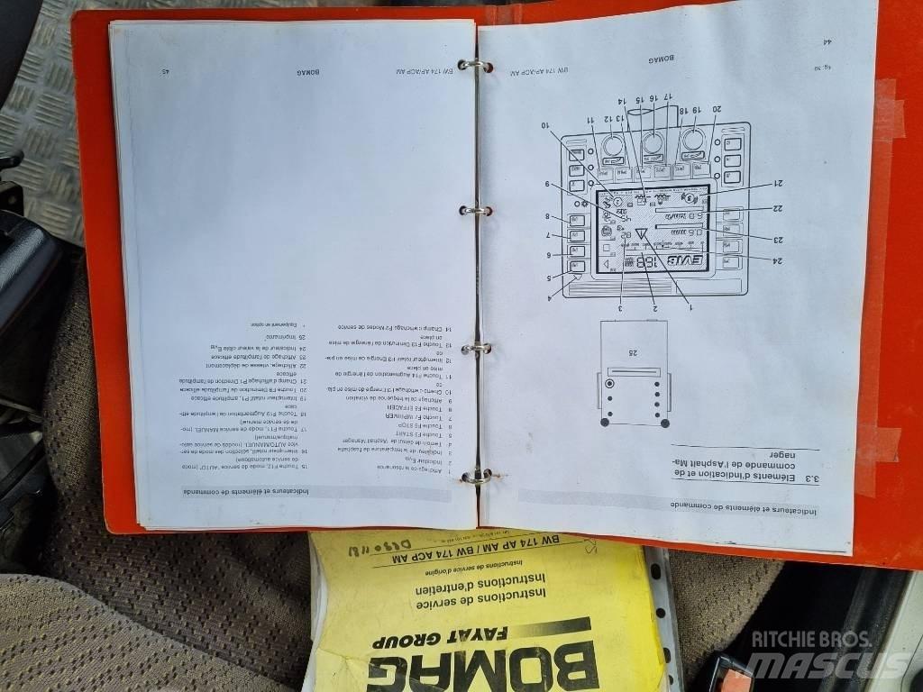 Bomag BW 174 A P AM مداحل ثنائية الاسطوانة