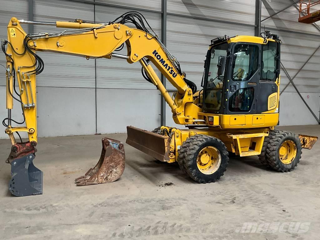 Komatsu PW 98 MR-8 حفارات بعجل
