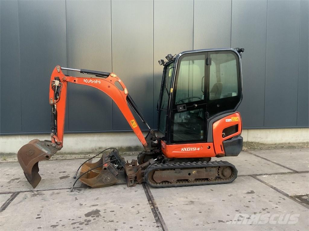 Kubota KX 019-4 حفارات صغيرة أقل من 7 طن (حفارات صغيرة)