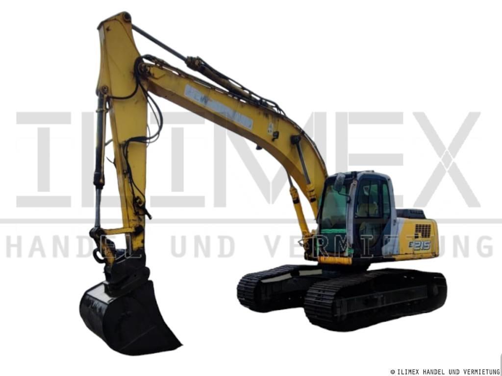 New Holland E 215 LC حفارات زحافة
