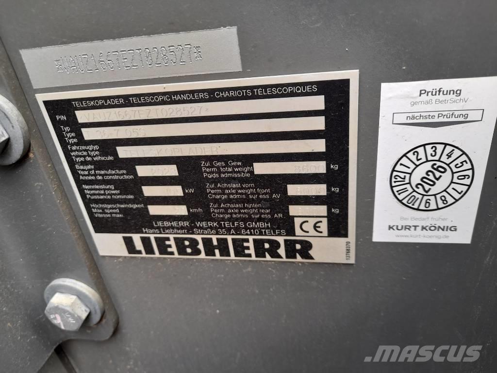 Liebherr T 36-7 S مناولات متداخلة