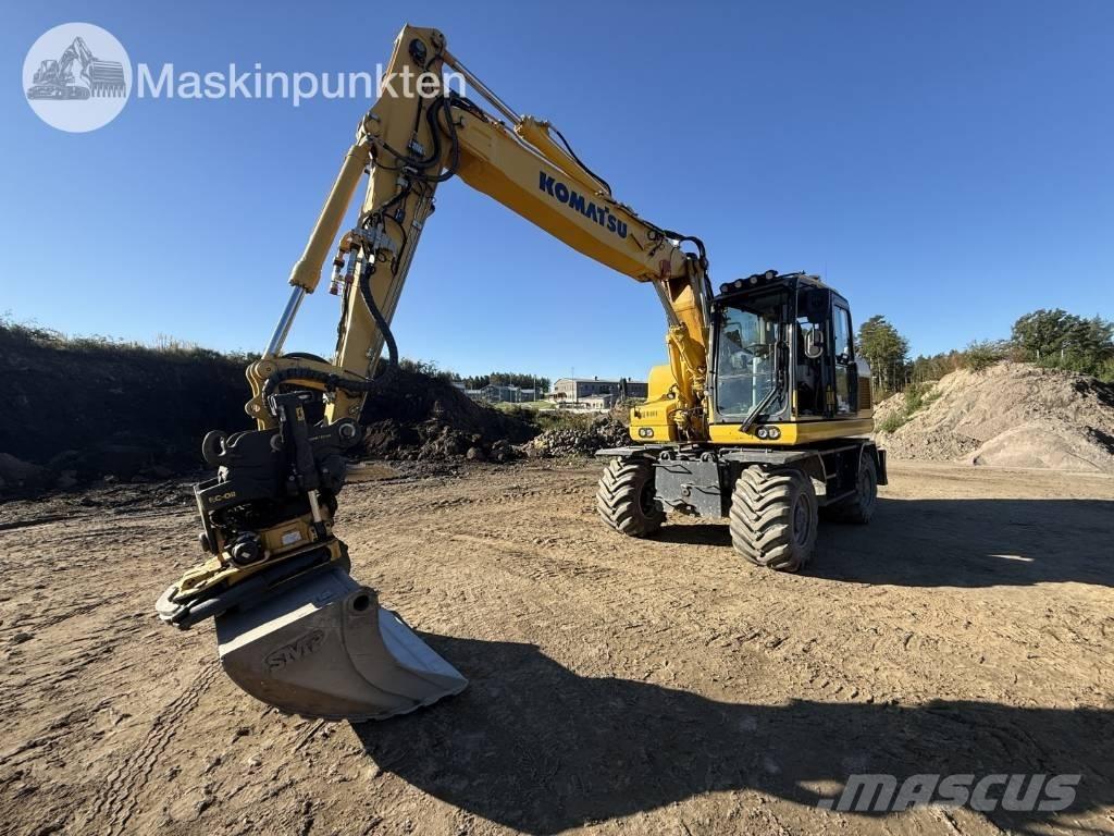 Komatsu PW 160 حفارات بعجل