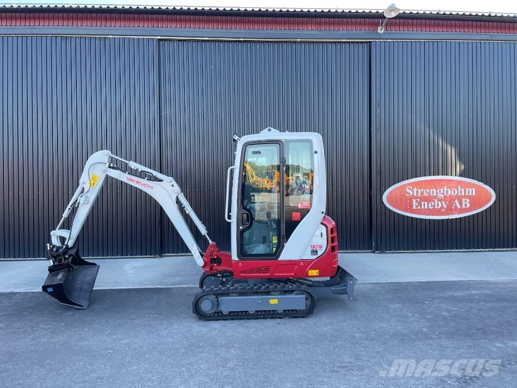 Takeuchi TB 216 حفارات صغيرة أقل من 7 طن (حفارات صغيرة)