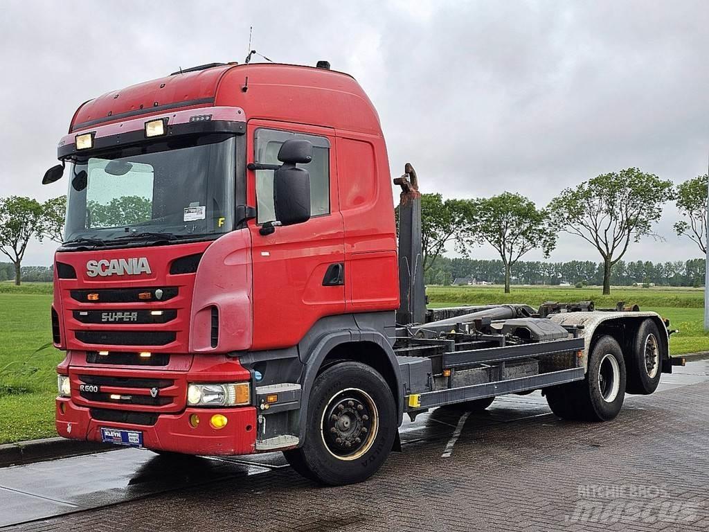 Scania R500 6x2*4 شاحنات الرافعات الخطافية