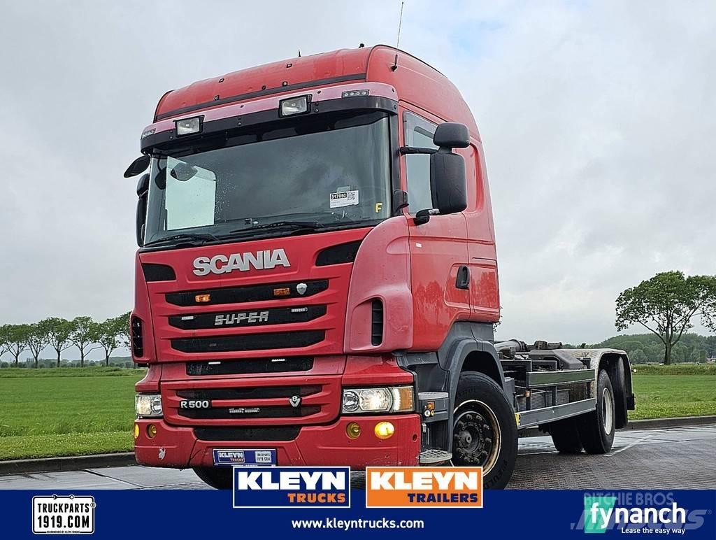 Scania R500 6x2*4 شاحنات الرافعات الخطافية