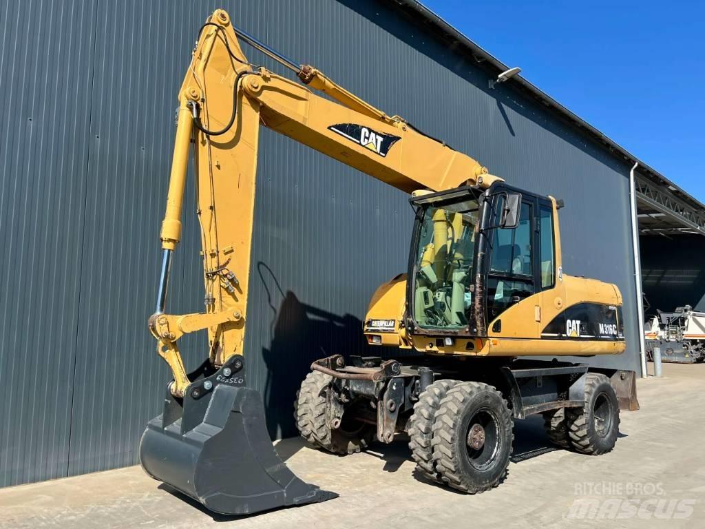 CAT M316C حفارات بعجل
