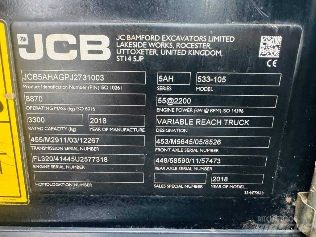 JCB 533-105 مناولات متداخلة
