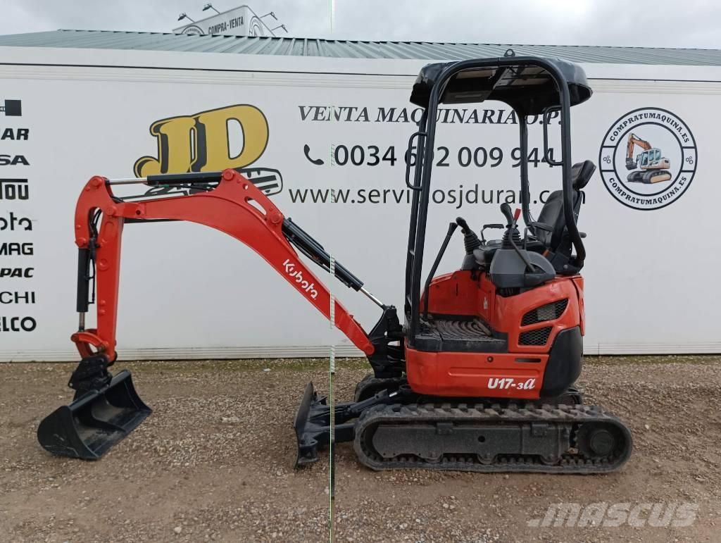 Kubota U 17-3A حفارات صغيرة أقل من 7 طن (حفارات صغيرة)