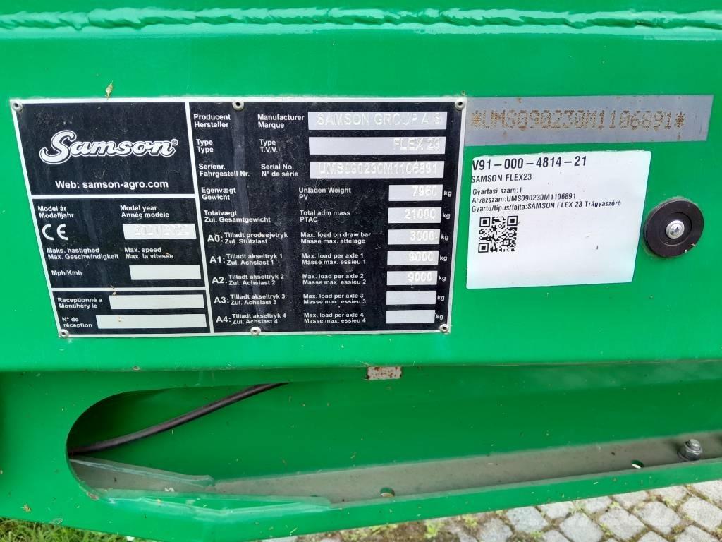 Samson Flex 23 معدات توزيع السماد العضوي