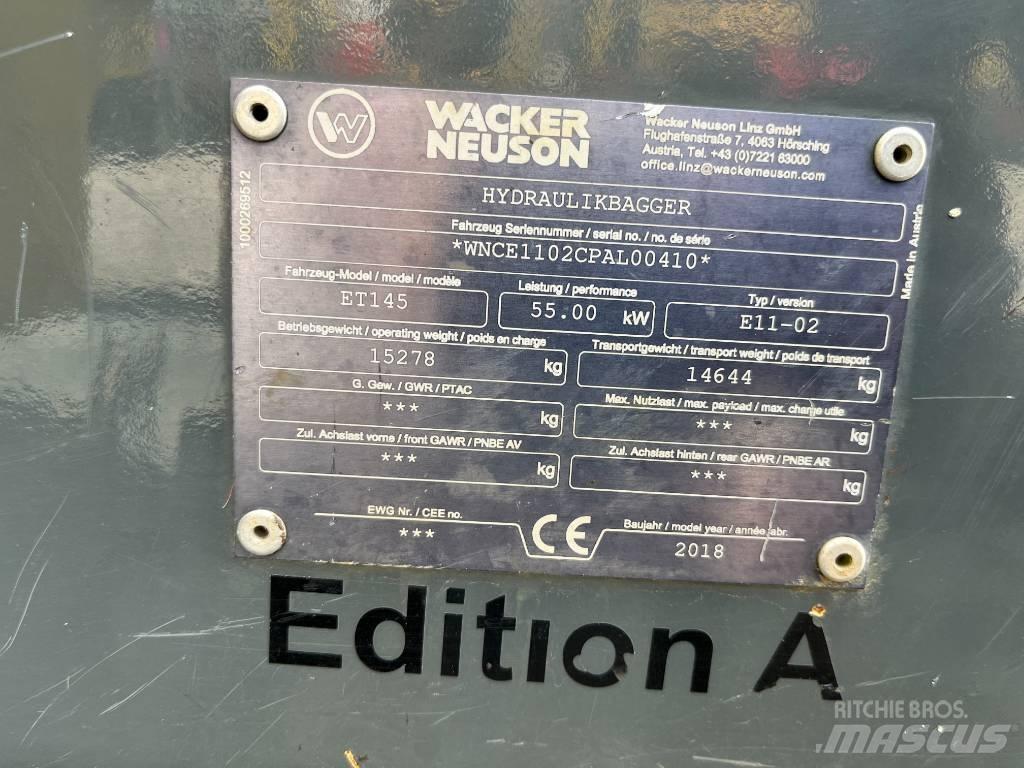 Wacker Neuson ET 145 حفارات زحافة