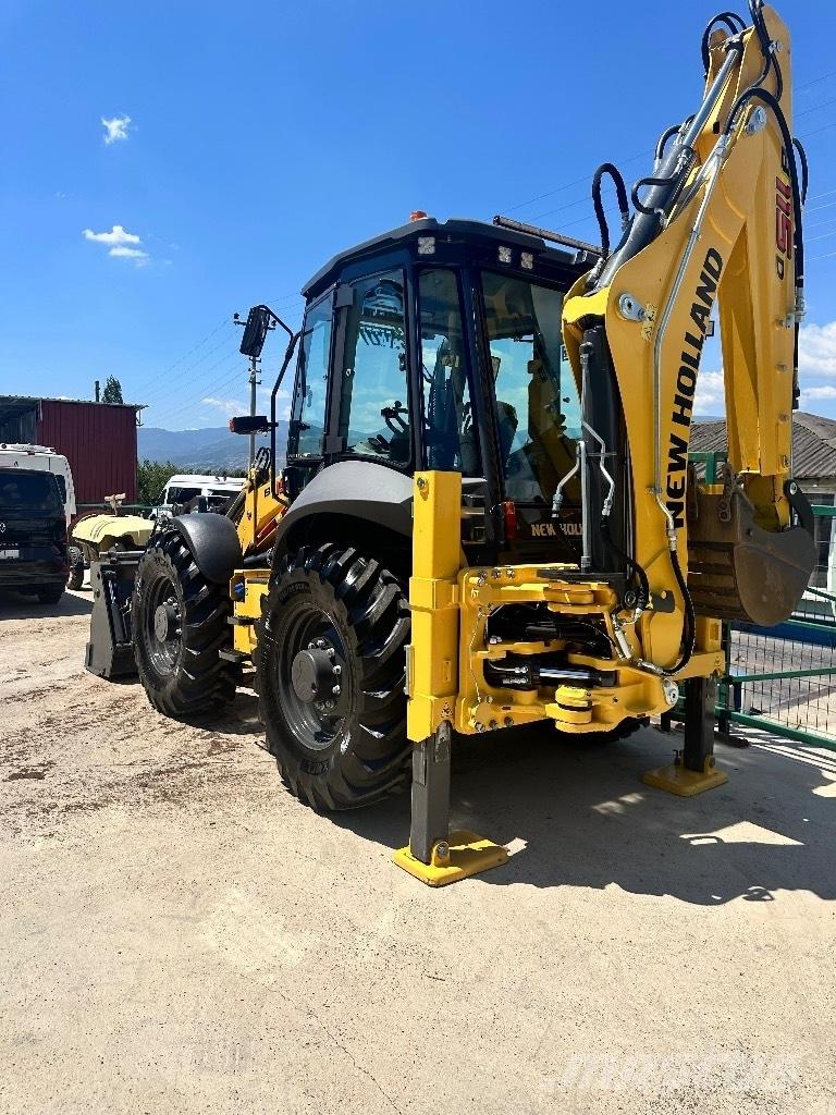New Holland B 115 B لوادر ذات جرافات عكسية