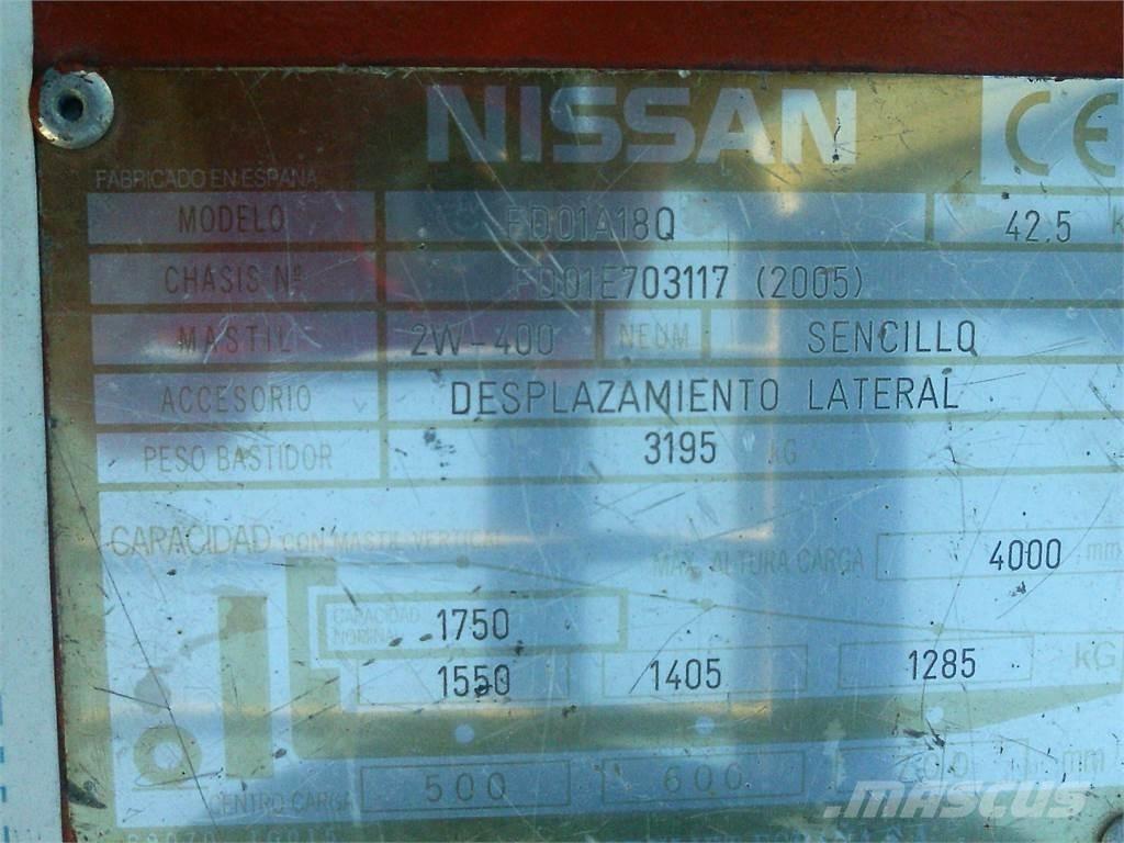 Nissan FD01A18Q شاحنات الديزل