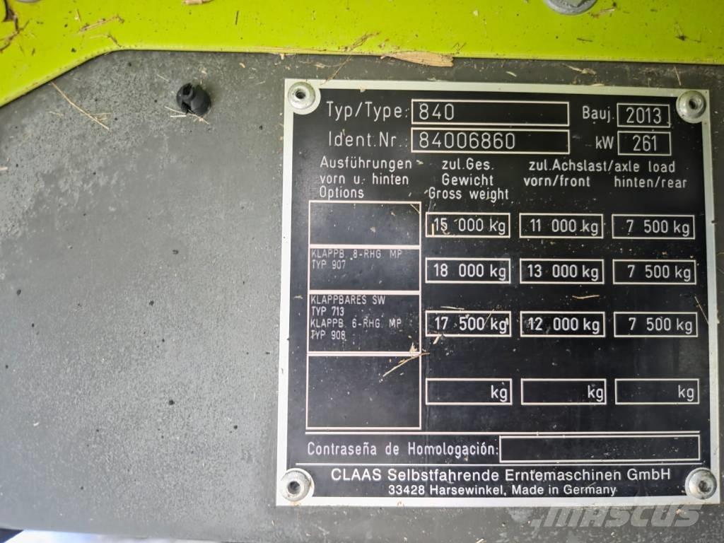 CLAAS Tucano 480 حصادات