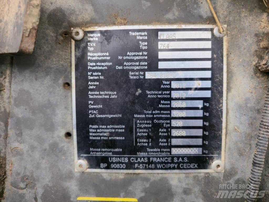 CLAAS Rollant 375 RC محزمات مستديرة