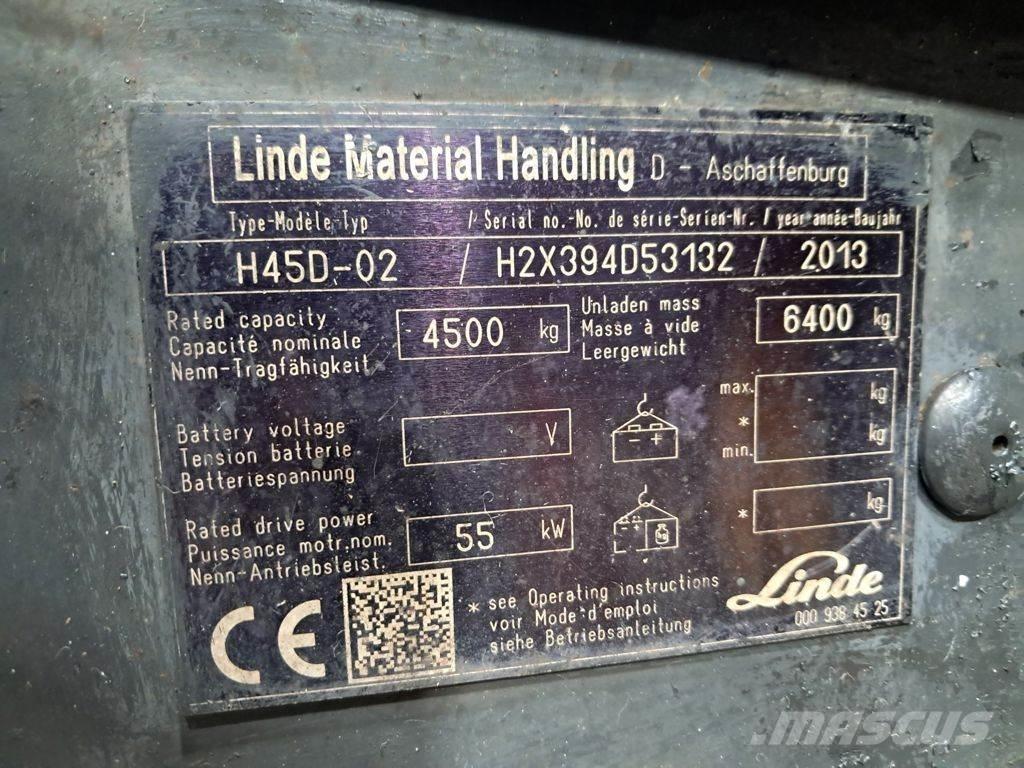 Linde H45D-02 شاحنات الديزل
