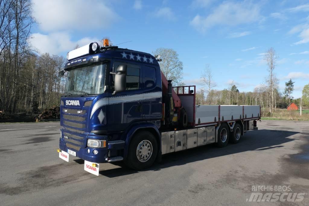 Scania G450 6x2 شاحنات الرافعات