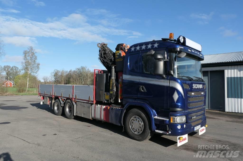 Scania G450 6x2 شاحنات الرافعات