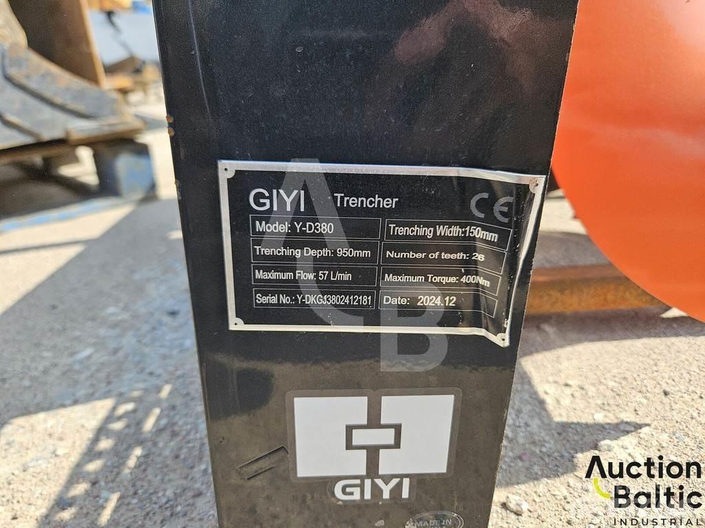  Giyi Y-D380 ماكينات حفر خنادق
